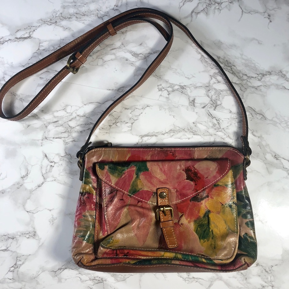 Patricia Nash Italian Leather crossbody Purse NWOT